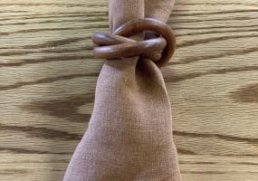 Pottery Barn wood napkin rings