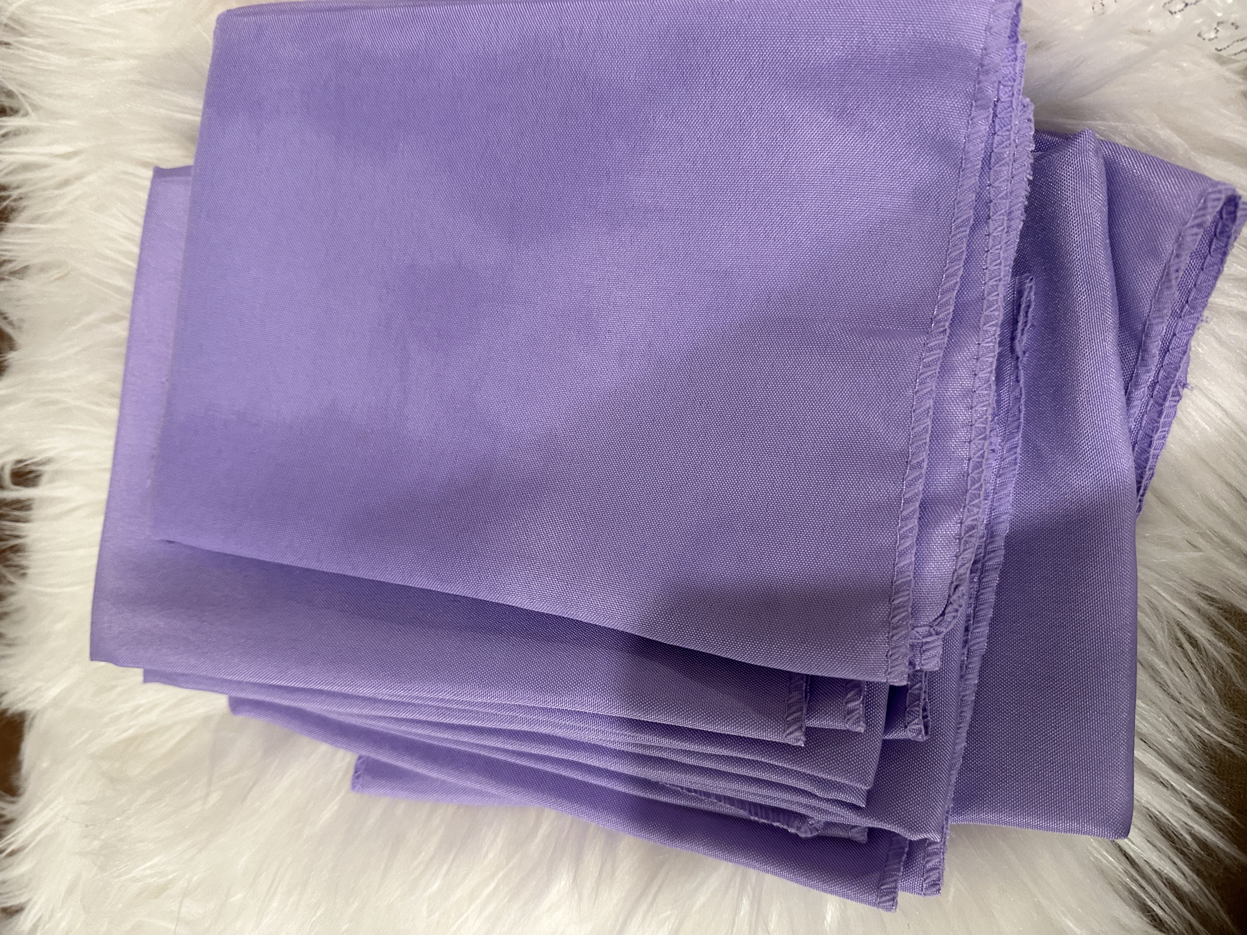 Lavender Linen Cloth Napkins